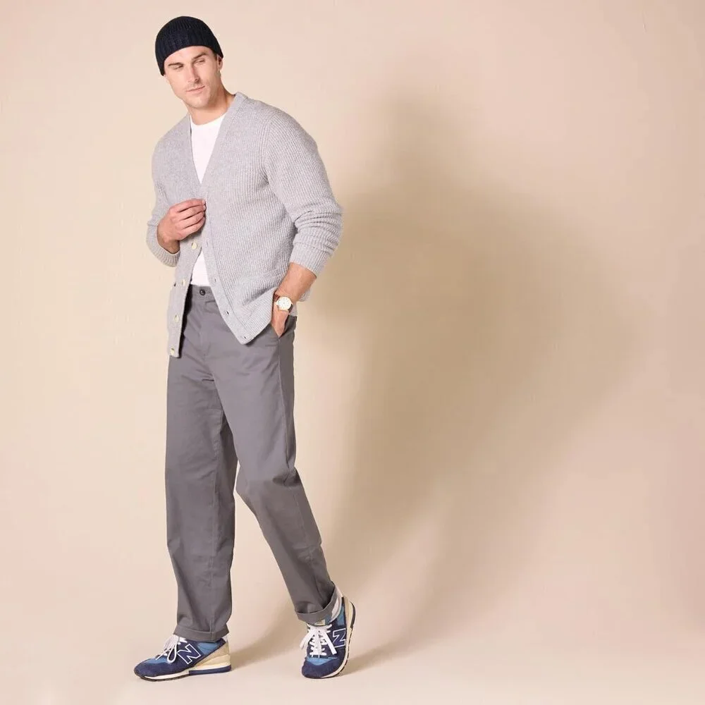 Men's Classic-Fit Casual Stretch Chino Pant